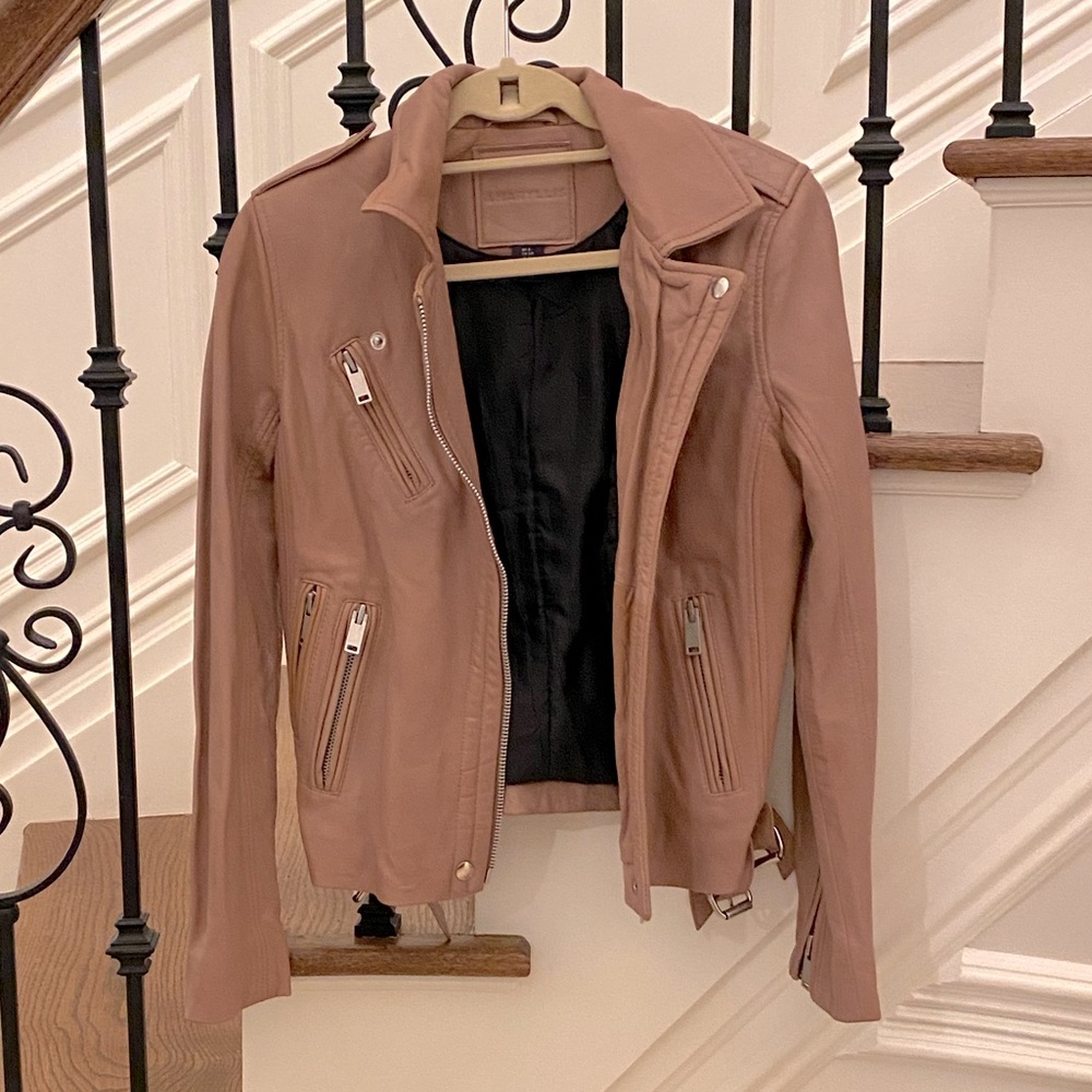 Amaryllis Tan Leather Jacket